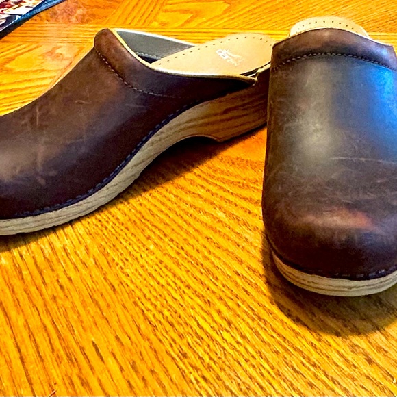 Dansko Leather Clogs - Picture 1 of 8